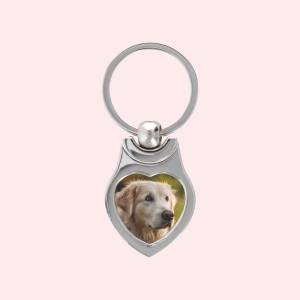Sleutelhanger bedrukken | Sleutelhanger met foto | Aluminium sleutelhanger hart
