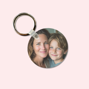 Sleutelhanger bedrukken | Sleutelhanger met foto | Houten sleutelhanger cirkel