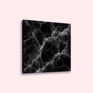 Aluminium - Marmer zwart-wit